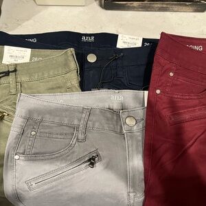 Ana High-Waisted Skinny Jeans - Multi-Color Set